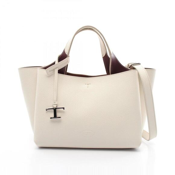TOD'S White Leather Bag - Picture 1 of 5